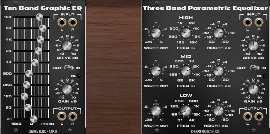 Rackmode Ten Band Graphic EQ + Rackmode Three Band